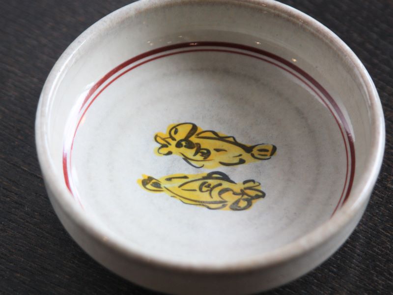 双魚紋小鉢（2枚組） | 会津慶山焼